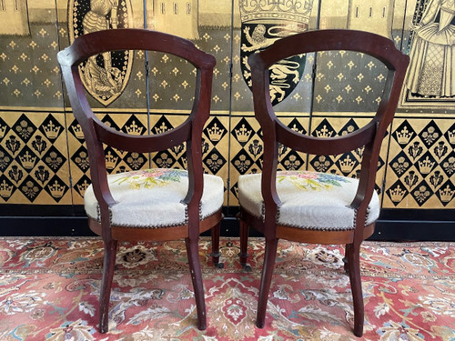 Pair Of Napoleon III Chairs