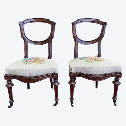 Pair Of Napoleon III Chairs