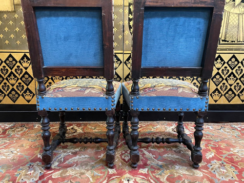 Pair Of Louis XIII Chairs