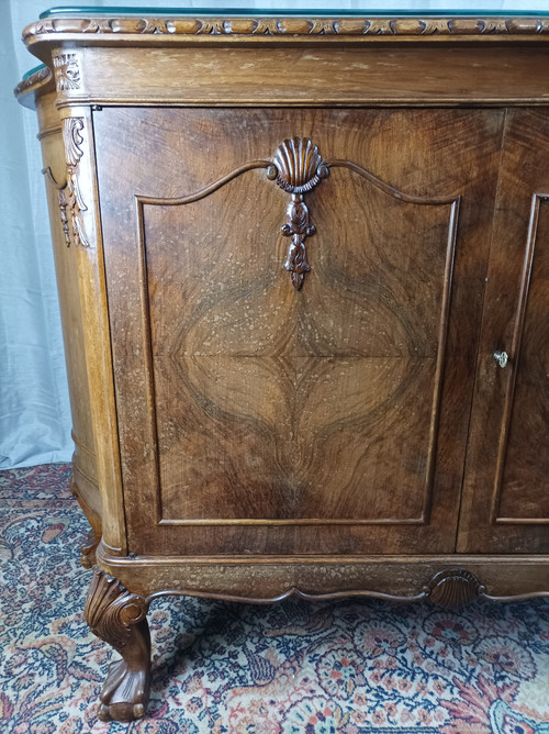 Credenza inglese in mogano Chippendale Jellinek Paris