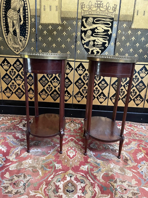 Paire De Chevets De Style Louis XVI