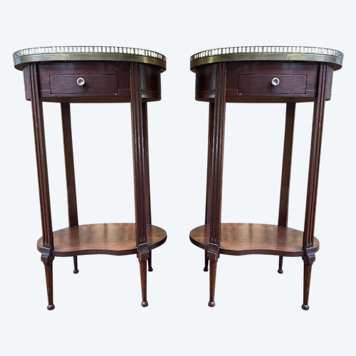 Paire De Chevets De Style Louis XVI