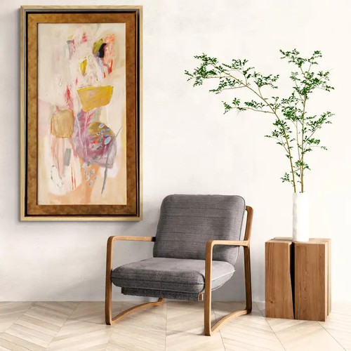 Large Abstract Impressionism painting on board No nightshade by Pierre Vlerick