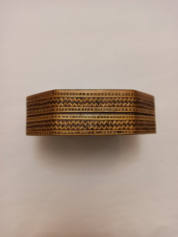 Boite marqueterie de paille