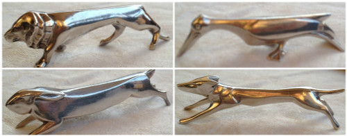 12 animal knife holders Orfèvrerie Gallia