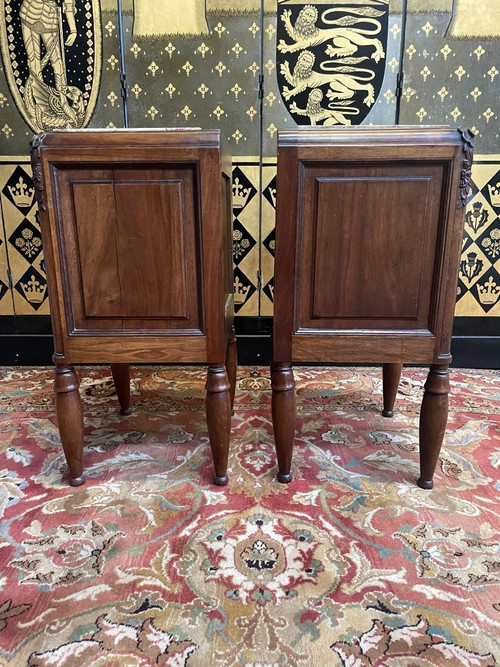 Paire De Tables De Chevets époque Art Déco