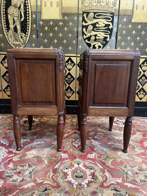 Paire De Tables De Chevets époque Art Déco