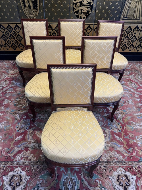 Suite Of 6 Chairs Napoleon III period