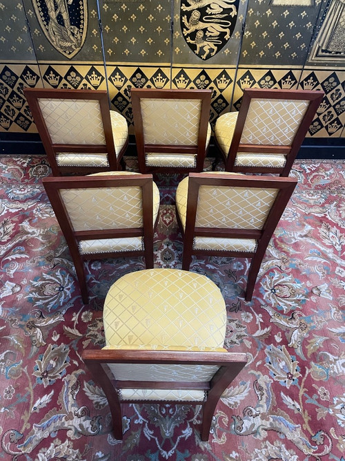Suite Of 6 Chairs Napoleon III period