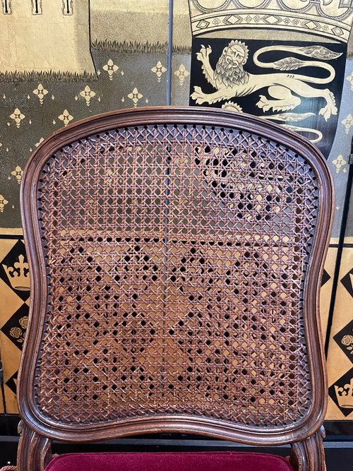 Suite Of 6 Louis XVI Style Cane Chairs