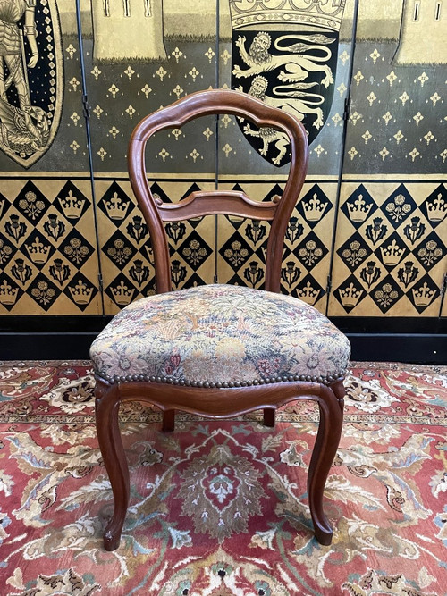 Suite Of 6 Louis Philippe Mahogany Chairs