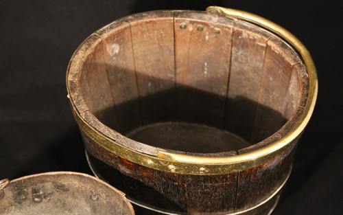 Seau de la Marine Anglaise  XIXème siècle  Victorien 