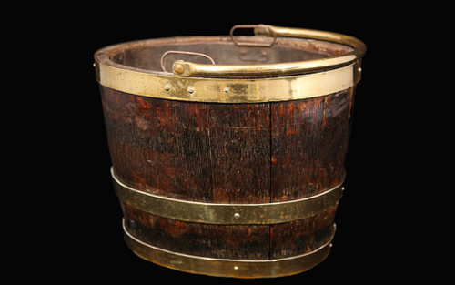 Seau de la Marine Anglaise  XIXème siècle  Victorien 