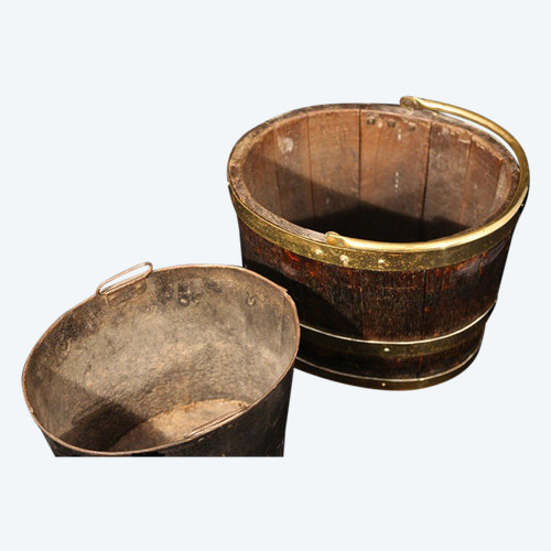 Bucket of the English Navy 19th century Victorian