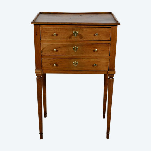 Petit Table de Salon en Merisier et Noyer, époque Louis XVI – Fin XVIIIe
