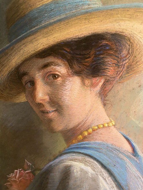 Porträt einer Frau aus dem Jahr 1918