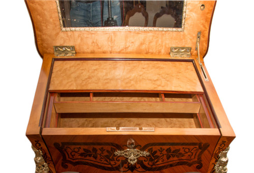 Travailleuse En Marqueterie époque Napoleon III