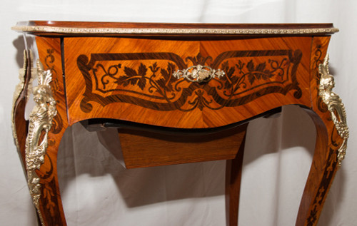 Travailleuse En Marqueterie époque Napoleon III