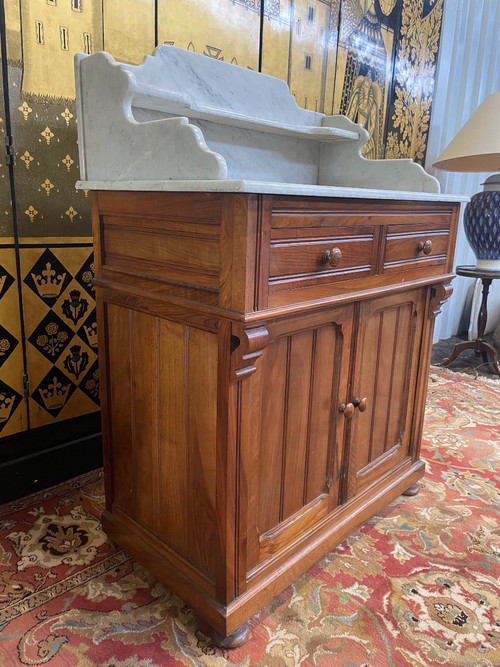 Meuble De Toilette - Coiffeuse Napoléon III En Noyer