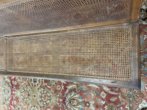 Grande panca - Banquette D'office En Cannage 1900
