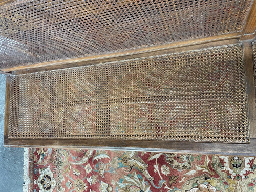 Grande panca - Banquette D'office En Cannage 1900