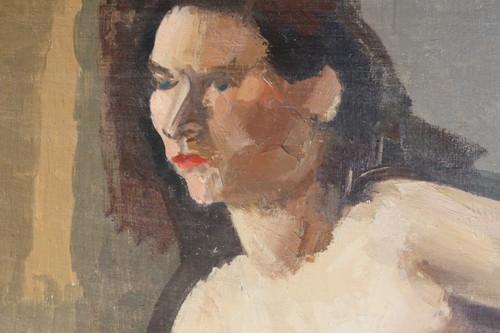 Gemälde „Akt“ signiert René Guinand (1892-1983)