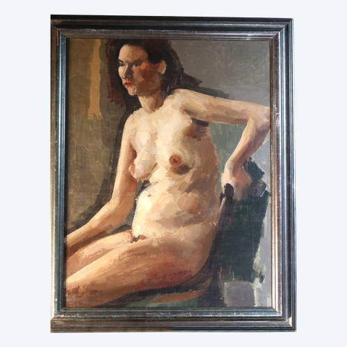 Gemälde „Akt“ signiert René Guinand (1892-1983)