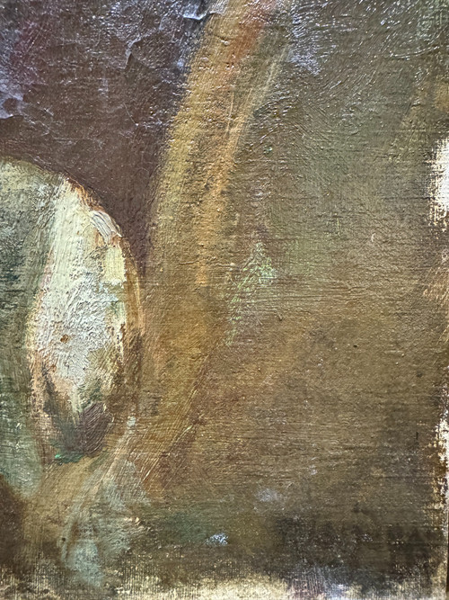 Französische Impressionistenschule um 1890 - Nachdenklicher Mann