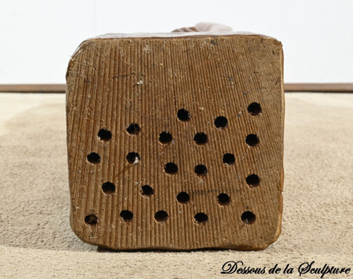 Importante Scultura in Mogano Massello – Metà del XX Secolo