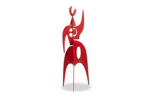 Scultura in piedi intitolata “Jouve”. Opera contemporanea.