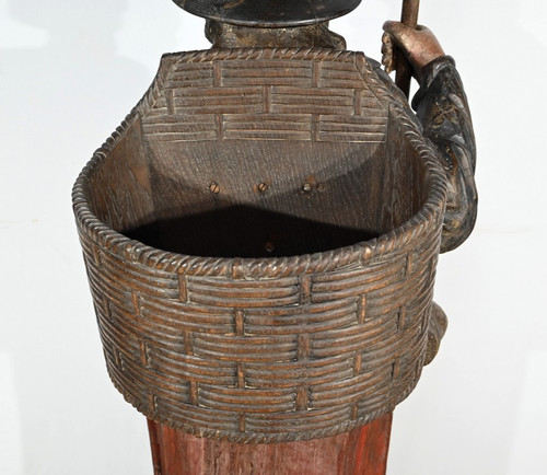 Importante Scultura di San Giacomo in Rovere Policromo – XVIII Secolo