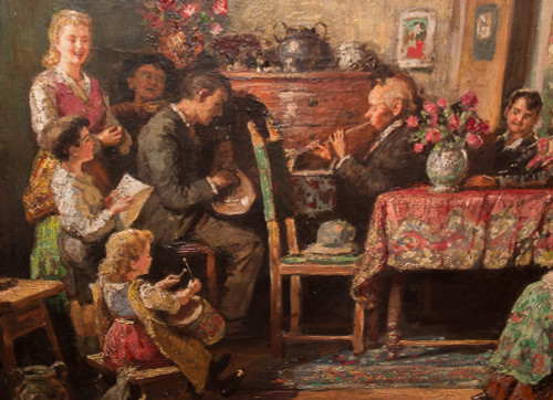 Scena di genere Alberto Cecconi 1897–1973