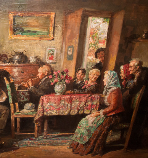 Scena di genere Alberto Cecconi 1897–1973
