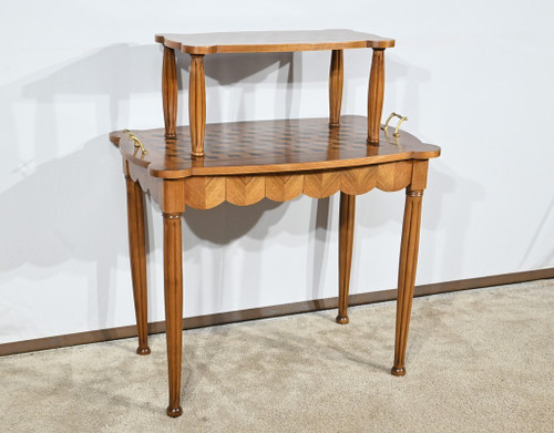 Table de Service en Marqueterie de Noyer et Palissandre – 1940