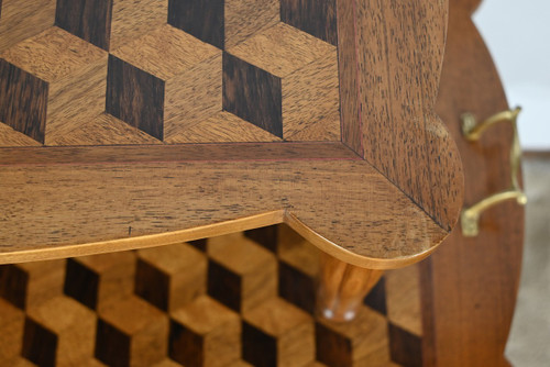 Table de Service en Marqueterie de Noyer et Palissandre – 1940