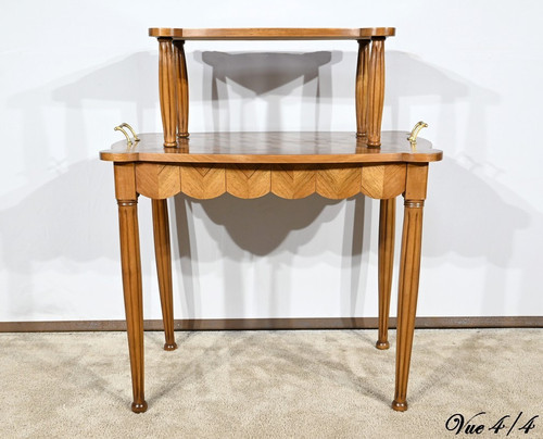 Table de Service en Marqueterie de Noyer et Palissandre – 1940