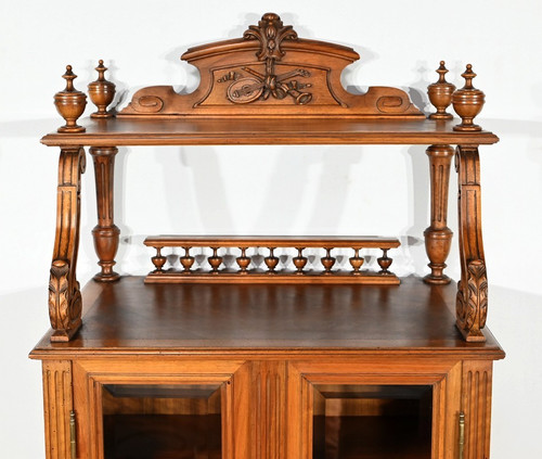 Rare Meuble à Musique en Noyer – 1920