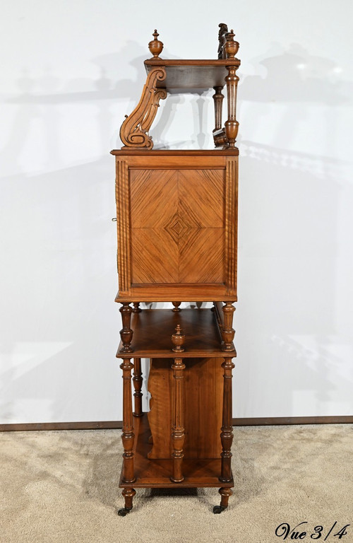Rare Meuble à Musique en Noyer – 1920