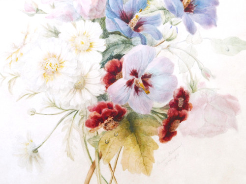 Marie RIVERIN, Bouquet de fleurs
