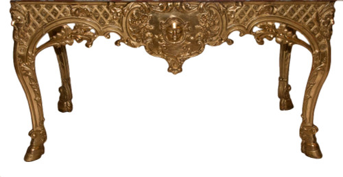 Console En Bois Sculpté Et Doré époque Régence
