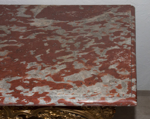 Console En Bois Sculpté Et Doré époque Régence