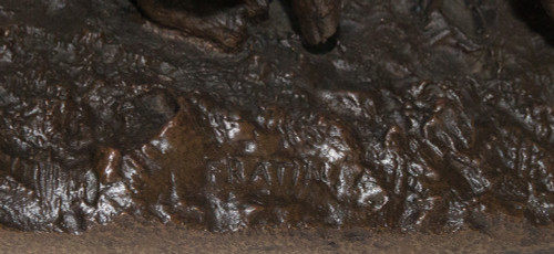 Lion Entraînant Un Sanglier Dated 1836 Christophe Fratin