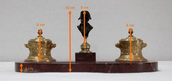  Doppio calamaio, periodo Napoleone III - metà del XIX secolo