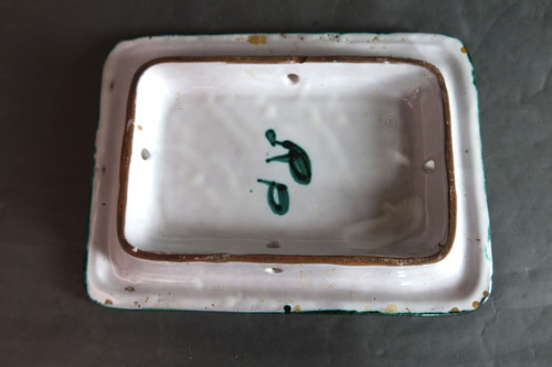 Ceramic trivet signed Robert Picault