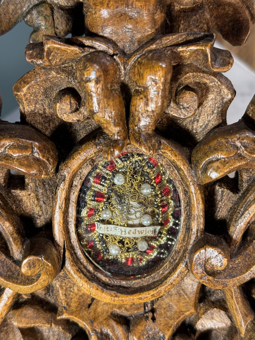 Reliquary Of Saint Alexander Decorated With Cherubs - 18th century