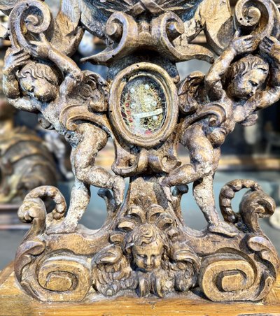 Reliquaire De Saint Alexandre à Décor D’angelots - XVIIIe 