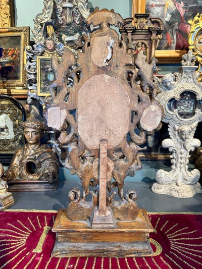 Reliquaire De Saint Alexandre à Décor D’angelots - XVIIIe 