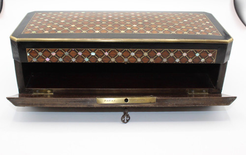 Coffret Napoléon III En Marqueterie Par Tahan