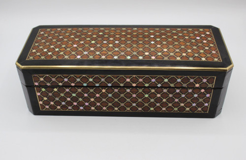 Coffret Napoléon III En Marqueterie Par Tahan