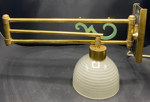 BRONZEFARBENE WANDLEUCHTE